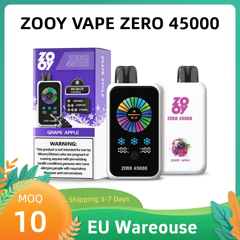 Disposable Zooy Bar Vape Pro 45000 Puffs Nederland ZERO