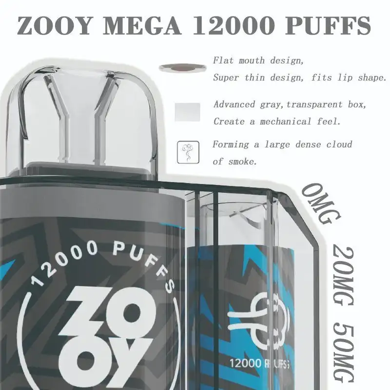 Disposable Zooy 12000 Puffs MEGA Vapes