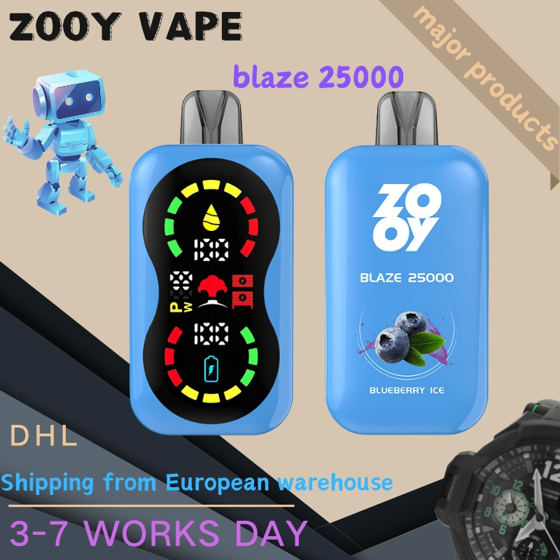 Zooy blaze Vape Pro 25000 Puffs Nederland Wholesale