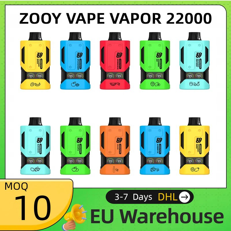 Zooy Disposable Vape Pro Bar VAPOR 22000 Puffs Nederland E-cigarettes