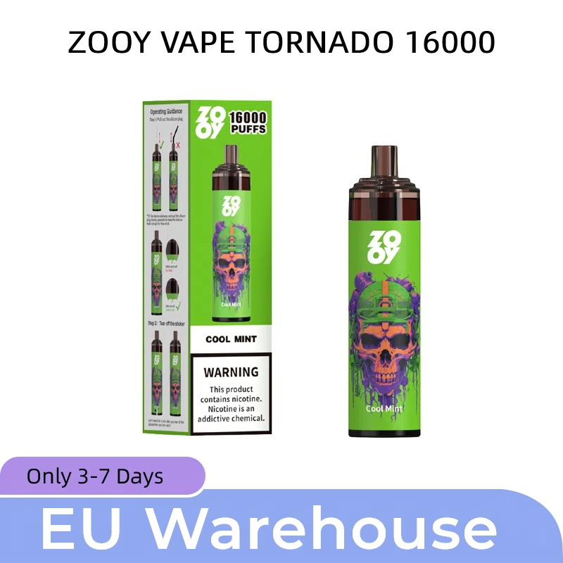 Zooy Disposable Vape Pro Bar 16000 Puffs Nederland Tornado