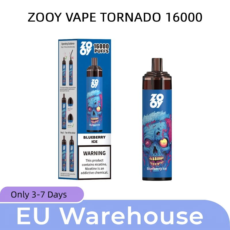 Zooy Disposable Vape Pro Bar 16000 Puffs Nederland Tornado