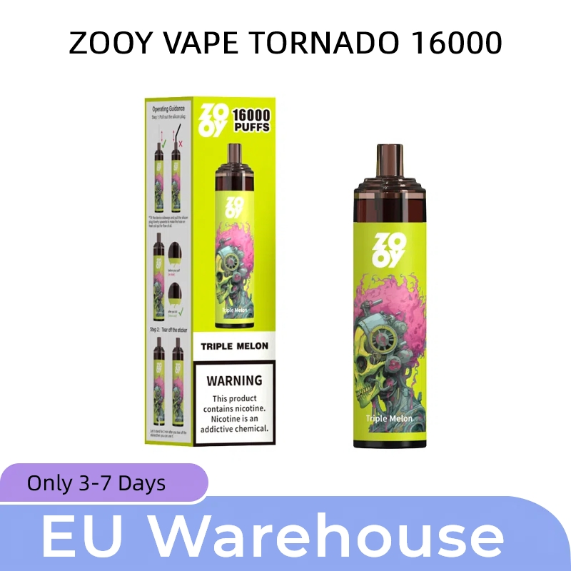 Zooy Disposable Vape Pro Bar 16000 Puffs Nederland Tornado