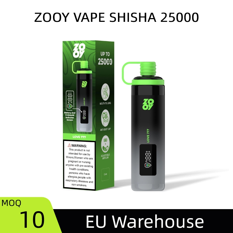 Wholesale Zooy Bar SHISHA 25000 Puffs Nederland Disposable Vape Pro