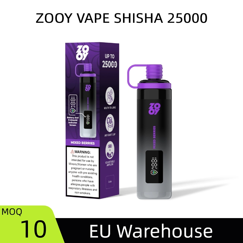Wholesale Zooy Bar SHISHA 25000 Puffs Nederland Disposable Vape Pro