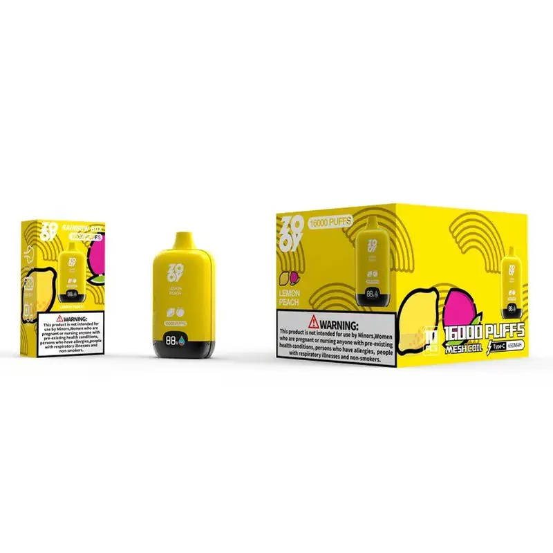 Wholesale Disposable Zooy 16000 Puffs Vape Rainbow box