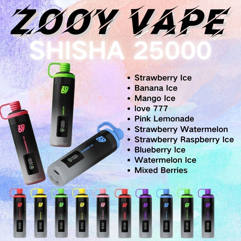 Wholesale Disposable Zooy 8000 Puffs Nederland Vape Pro SHISHA