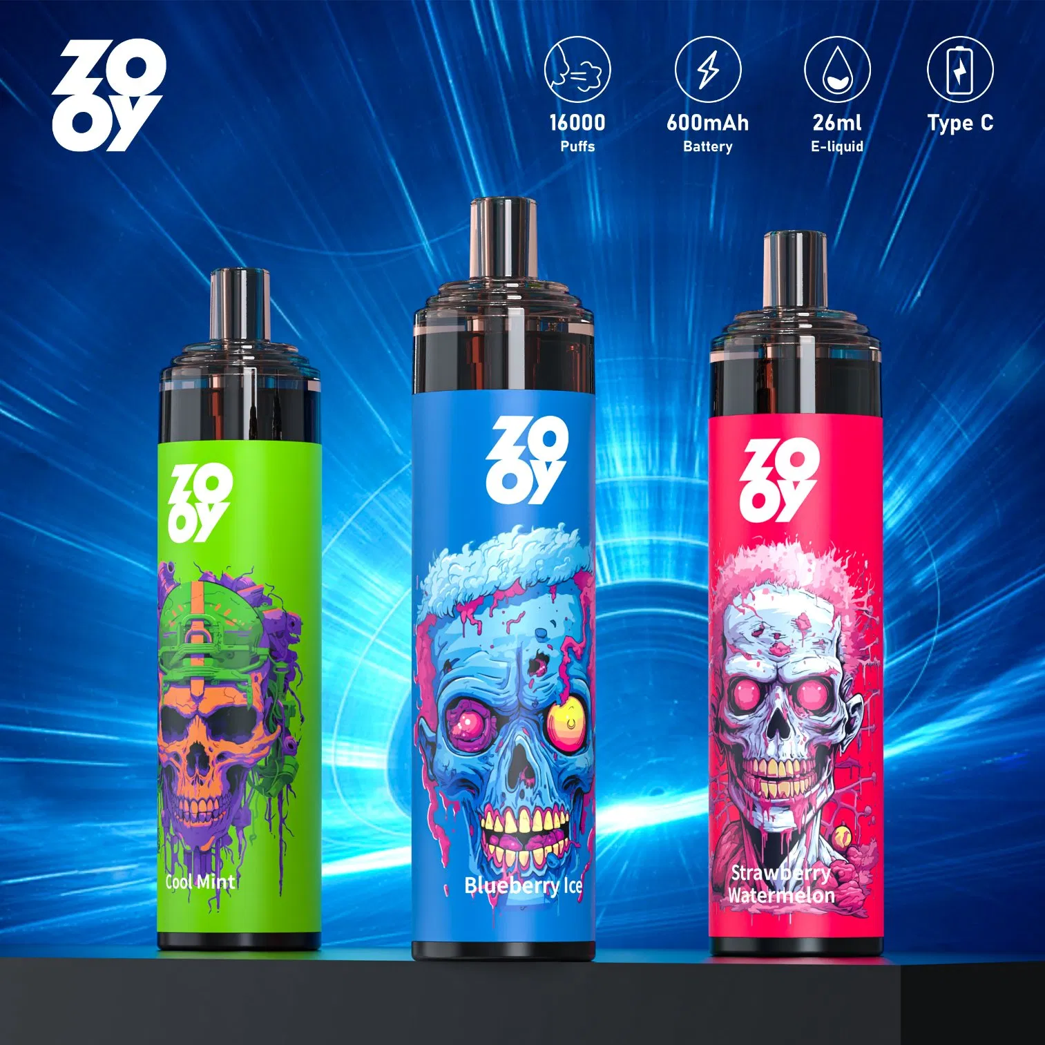Wholesale Zooy Bar Vape Pro 16000 Puffs Nederland