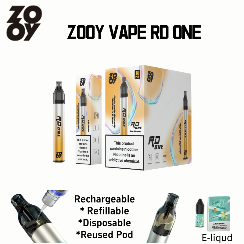 Zooy Bar Puffs Nederland RD one Disposable Vape Pro