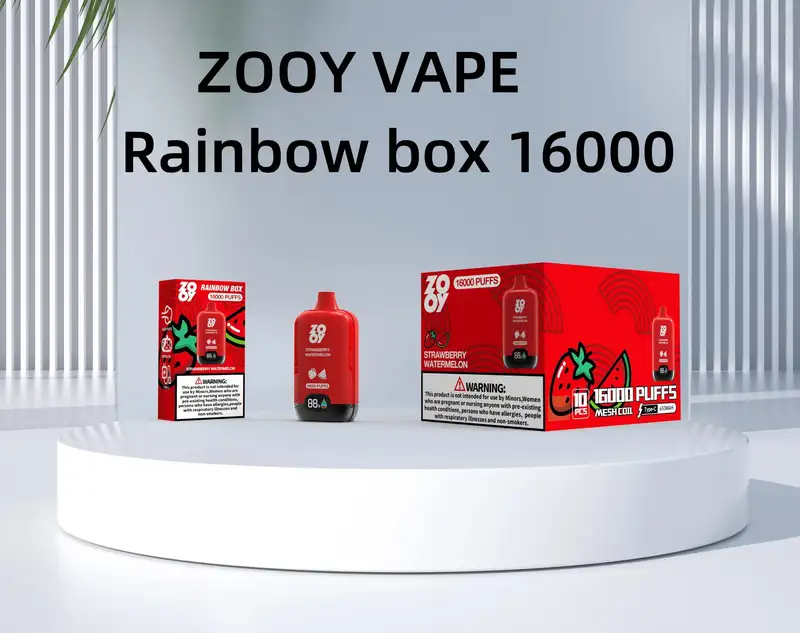 Wholesale Zooy Rainbow box Disposable Vape 16000 Puffs