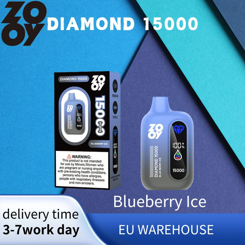 Zooy Disposable Vape Pro Bar 15000 Puffs Nederland DIAMOND