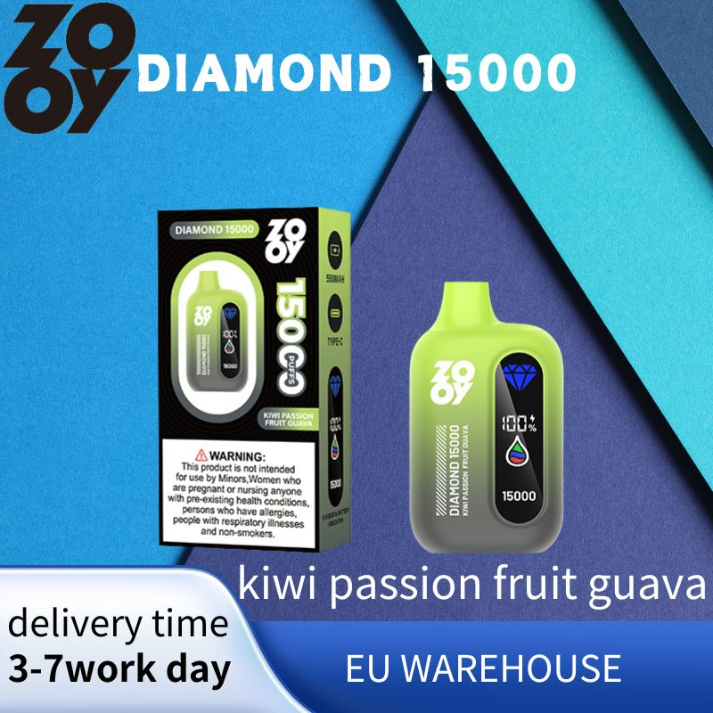 Zooy Disposable Vape Pro Bar 15000 Puffs Nederland DIAMOND