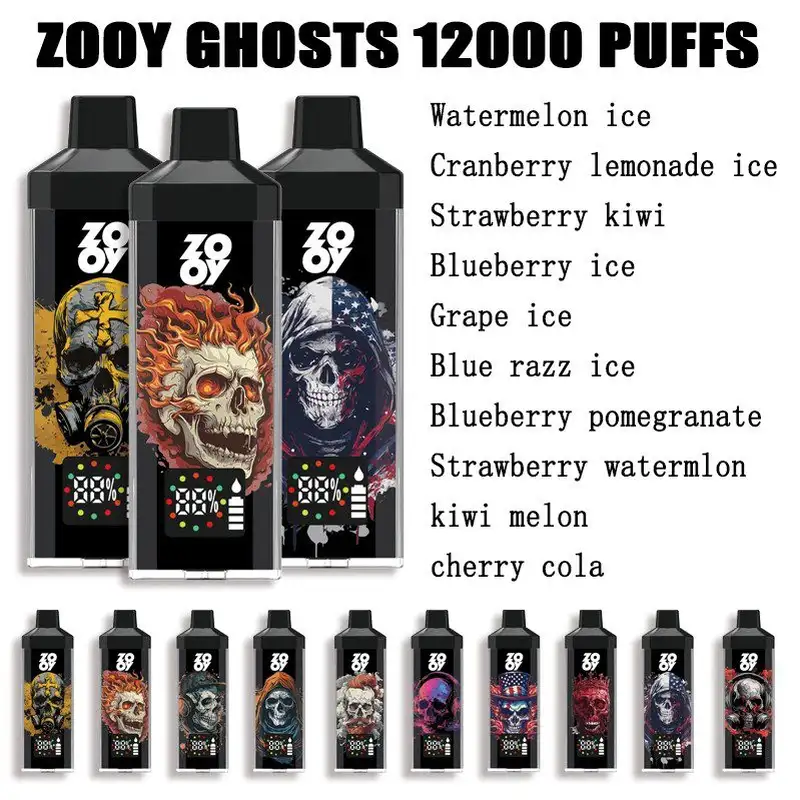 Zooy Bar Ghosts 12000 Puffs Disposable E-cigarettes