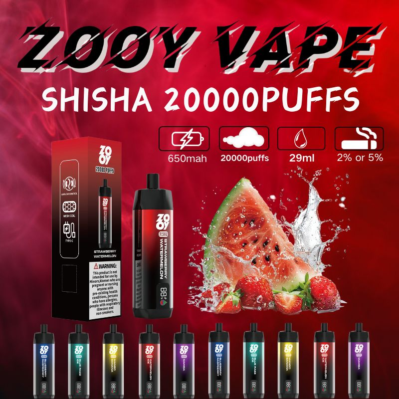 Wholesale Zooy Disposable Vape Pro Bar 20000 Puffs Nederland E-cigarettes SHISHA