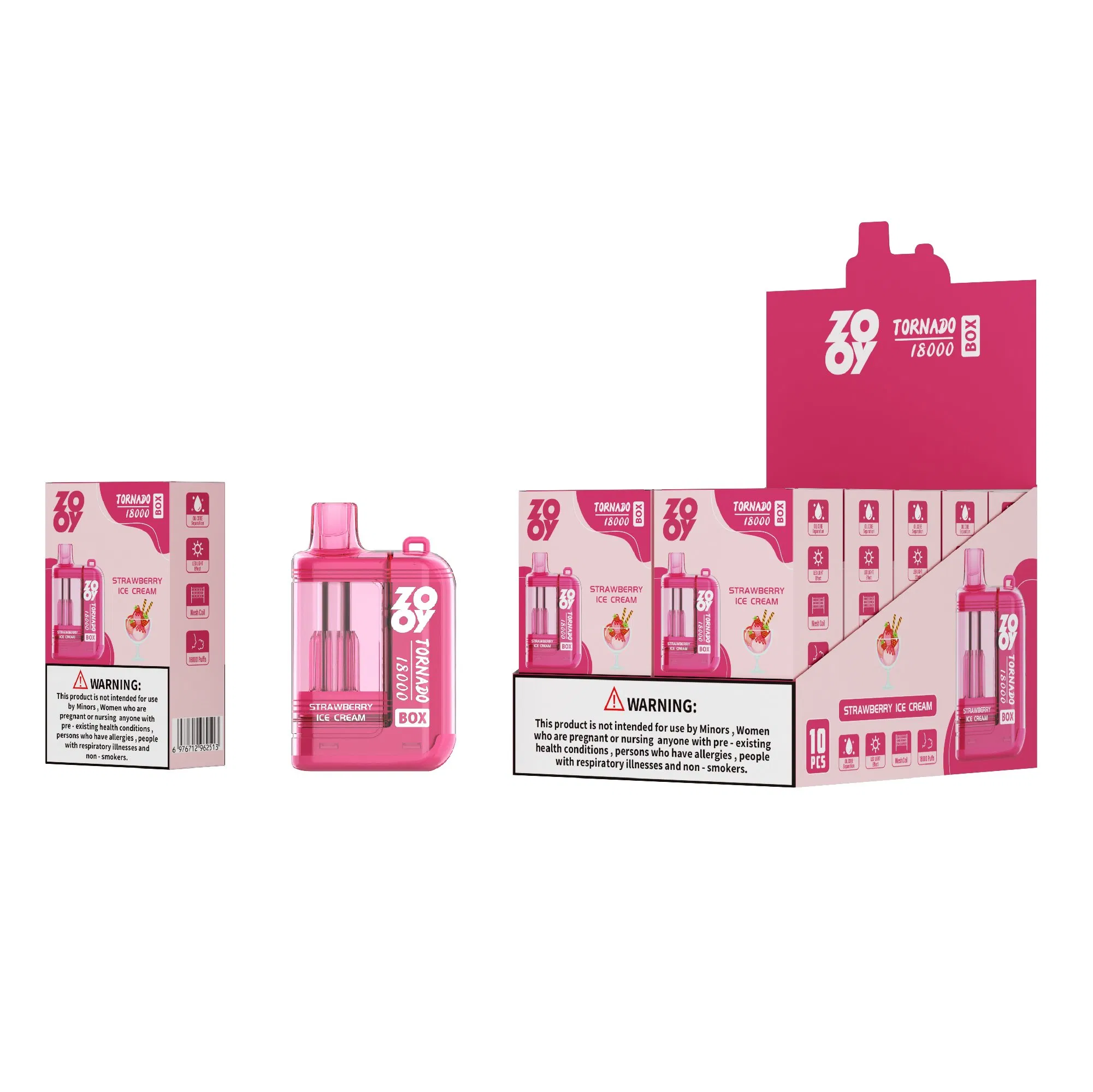 Wholesale Zooy LARGE Puffs Nederland 18000 Disposable Vape Pro