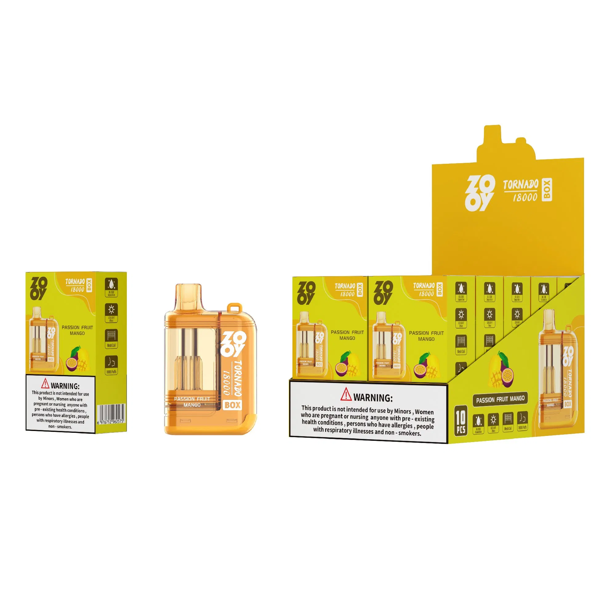 Wholesale Zooy LARGE Puffs Nederland 18000 Disposable Vape Pro