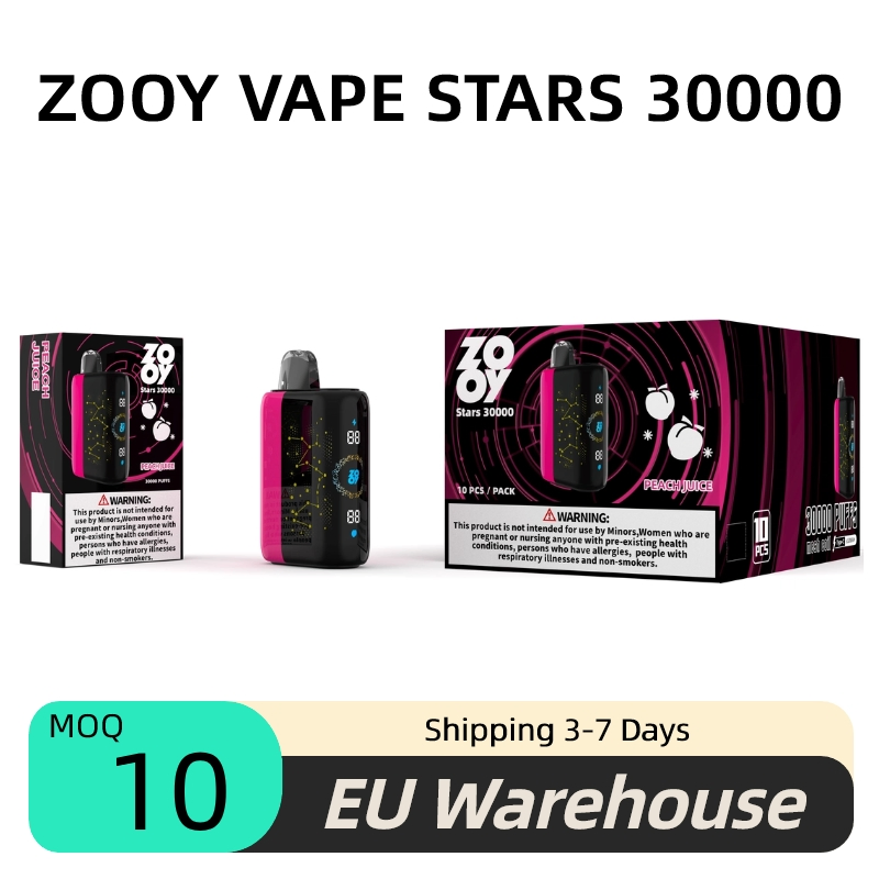 Zooy STARS Vape Pro 30000 Puffs Nederland Wholesale