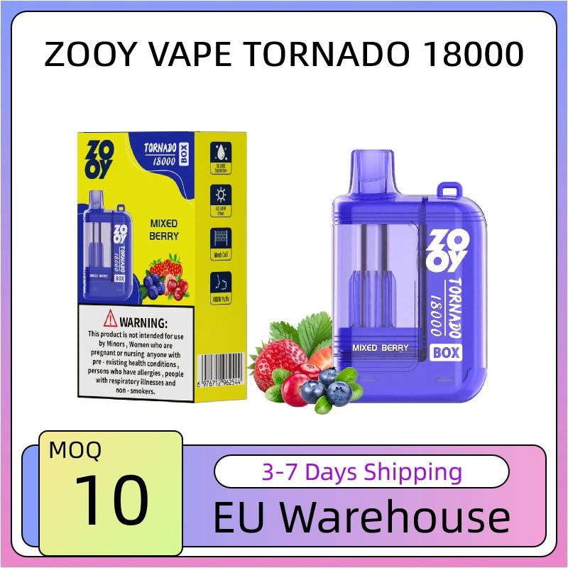 Wholesale Zooy Bar Vape Pro 18000 Puffs Nederland