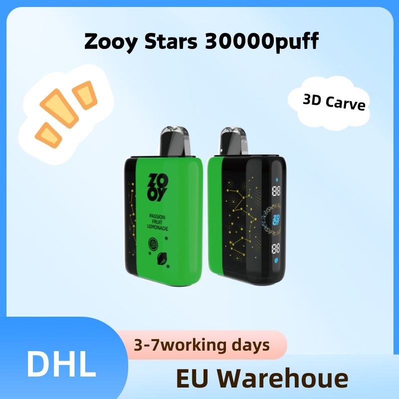 Wholesale Zooy Bar Vape Pro 30000 Puffs Nederland STARS Disposable E-cigarettes