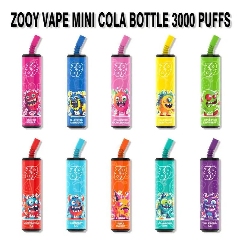 Zooy Bar Vape 3000 Puffs MIN COLA BOTTLE Disposable E-cigarettes