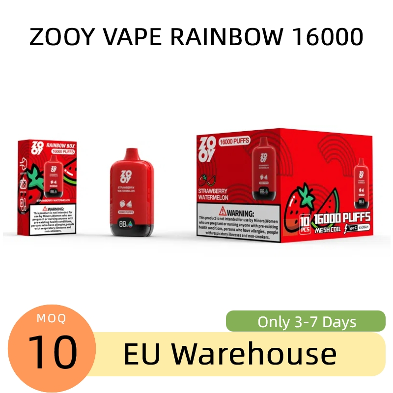 Wholesale Zooy Plus 16000 Puffs Nederland Disposable Vape Pro