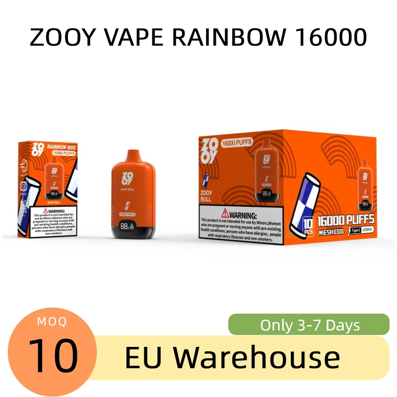 Wholesale Zooy Plus 16000 Puffs Nederland Disposable Vape Pro