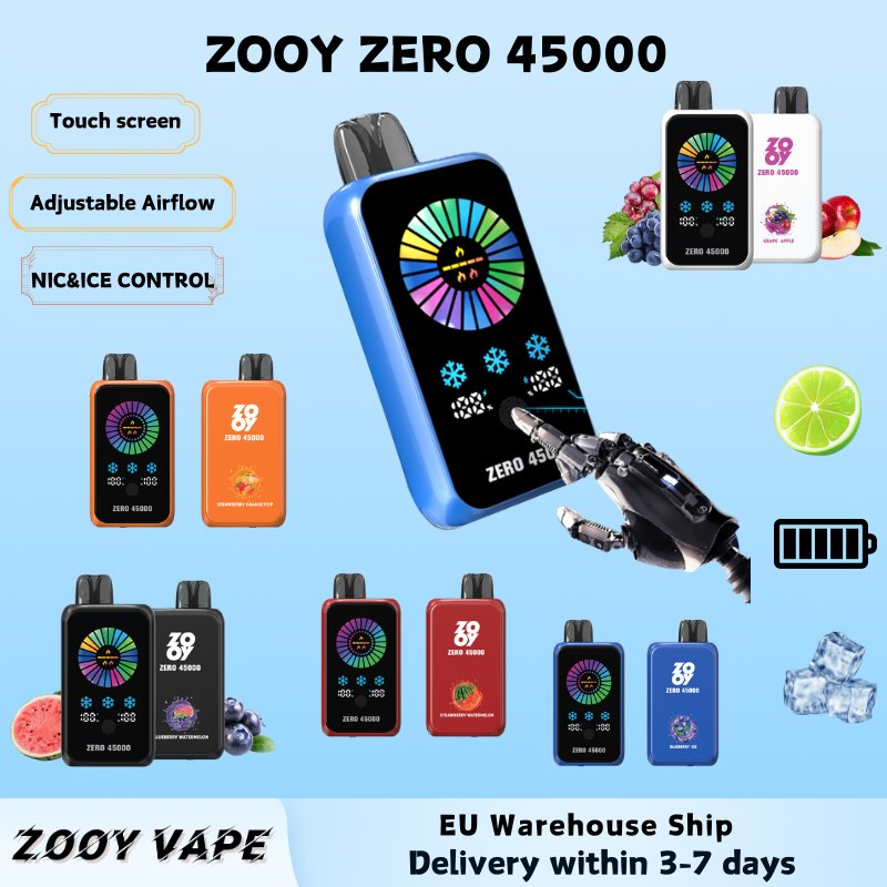 Wholesale Big Puff Zooy Vape Pro 45000 Puffs Nederland