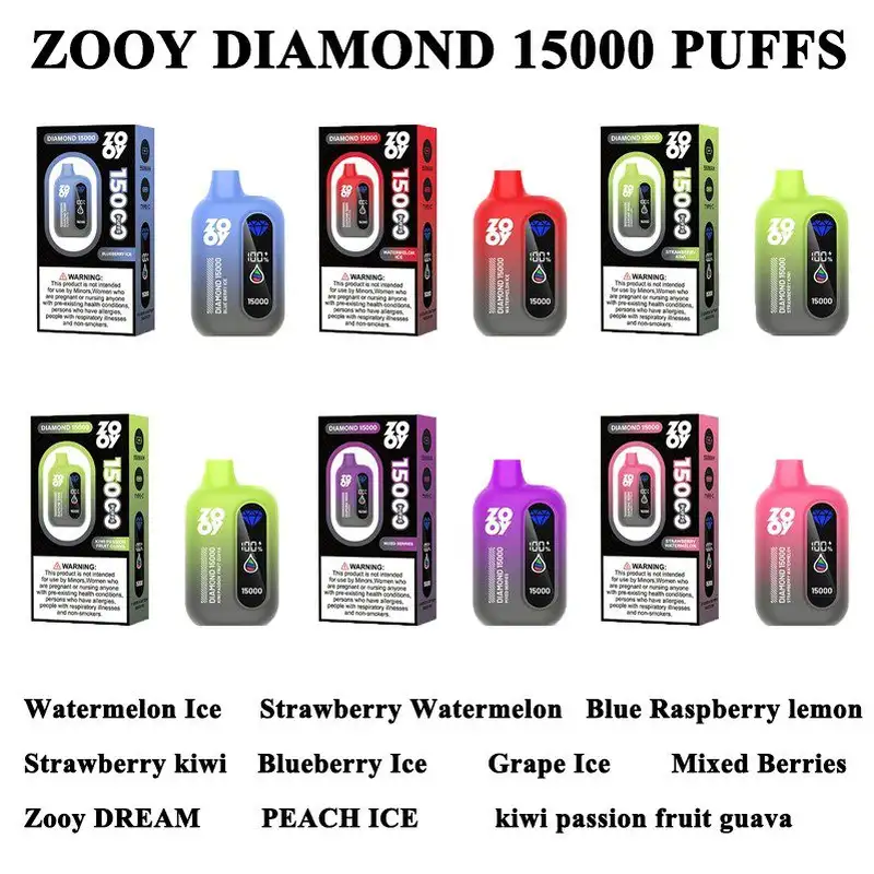 Zooy LARGE PUFFS 15000 E-cigarettes Eu Warehouse