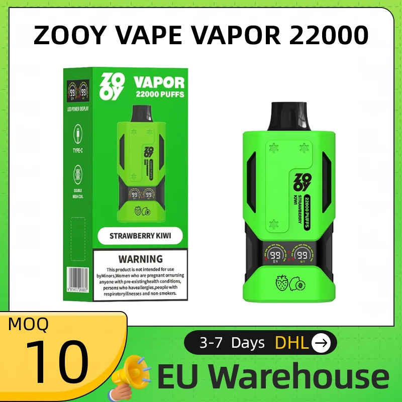 Wholesale Zooy Disposable Vape Pro Bar Big Puffs Nederland 22000 E-cigarettes