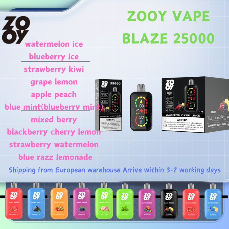 Wholesale Zooy Bar 2500 Puffs Nederland BLAZE Disposable Vape Pro