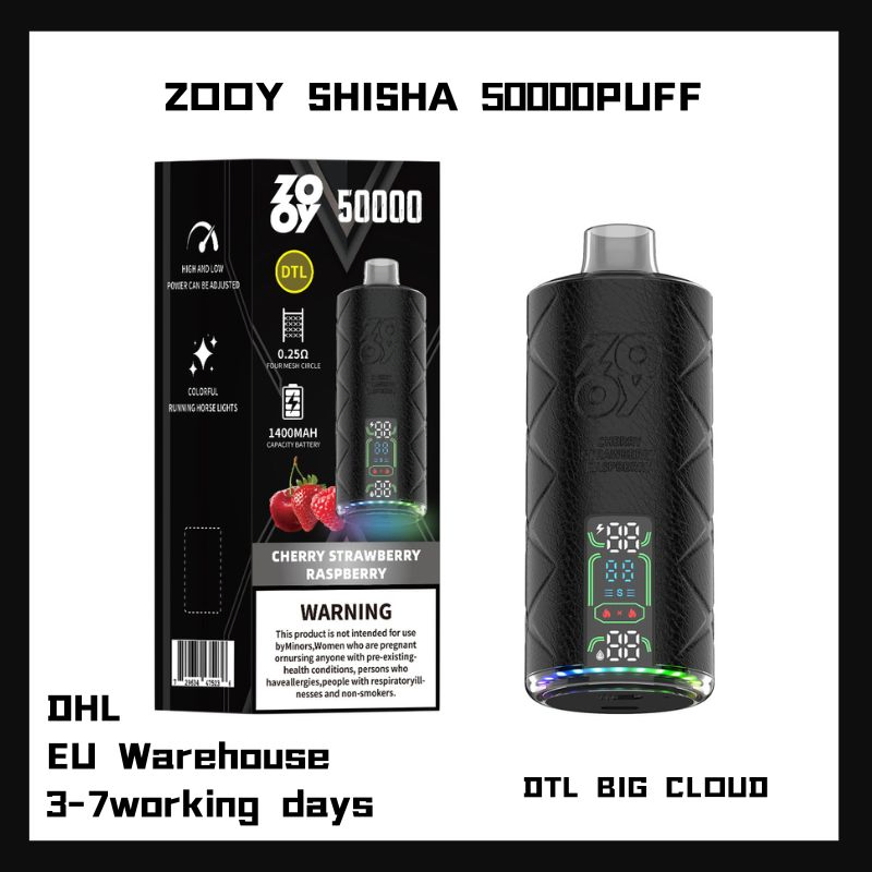 Wholesale Zooy Bar Disposable Vape Pro SHISHA 50000 Puffs Nederland