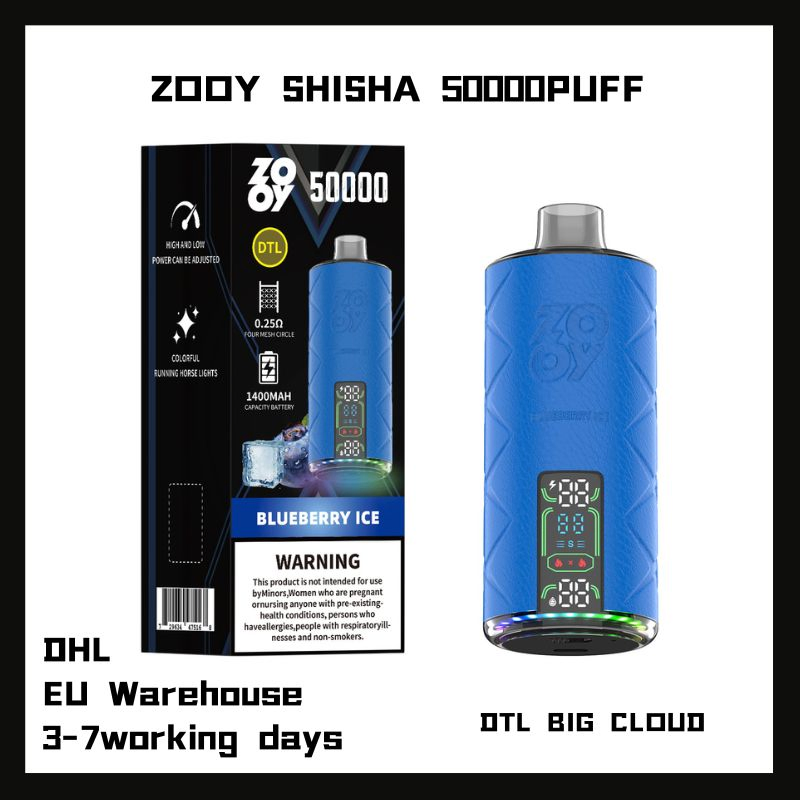 Wholesale Zooy Bar Disposable Vape Pro SHISHA 50000 Puffs Nederland