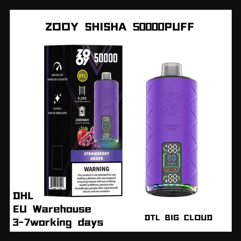 Wholesale Zooy Bar Disposable Vape Pro SHISHA 50000 Puffs Nederland
