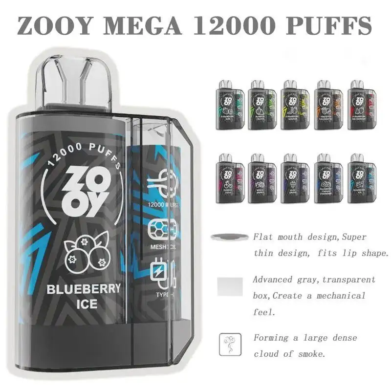 Zooy Disposable Vapes MEGA 12000 Puffs