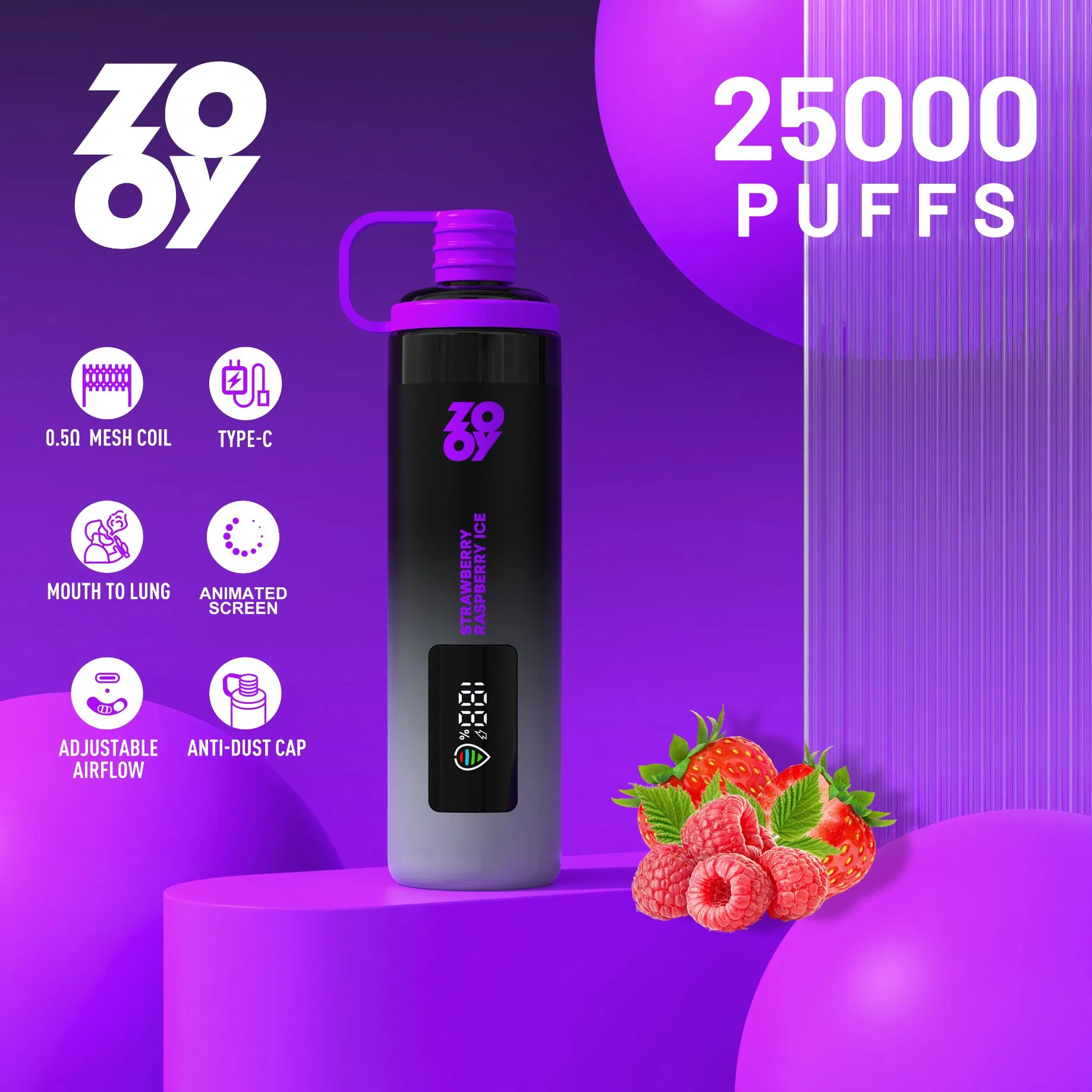 Zooy 25000 LARGE Puffs Nederland Disposable Vape Pro Pen