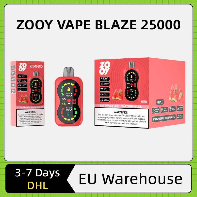 Wholesale Zooy Bar 25000 Puffs Nederland BLAZE Disposable Vape Pro