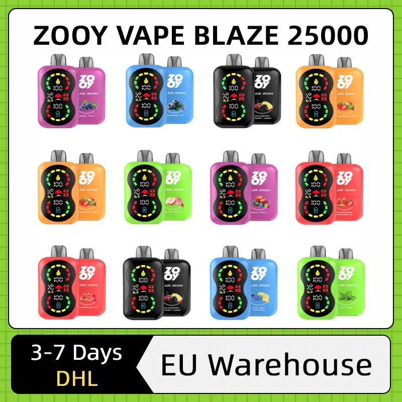 Wholesale Zooy Bar 25000 Puffs Nederland BLAZE Disposable Vape Pro
