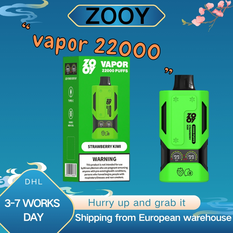 Wholesale Zooy Bar VAPOR 22000 Puffs Nederland Disposable Vape Pro