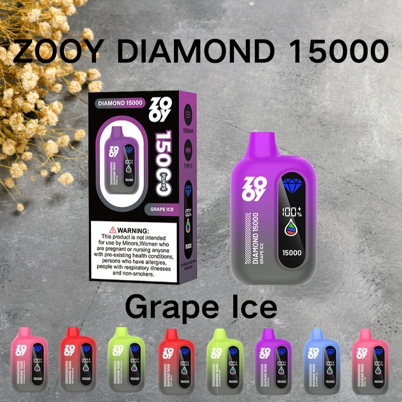 Zooy Disposable Vape Pro Bar DIAMOND 15000 Puffs Nederland