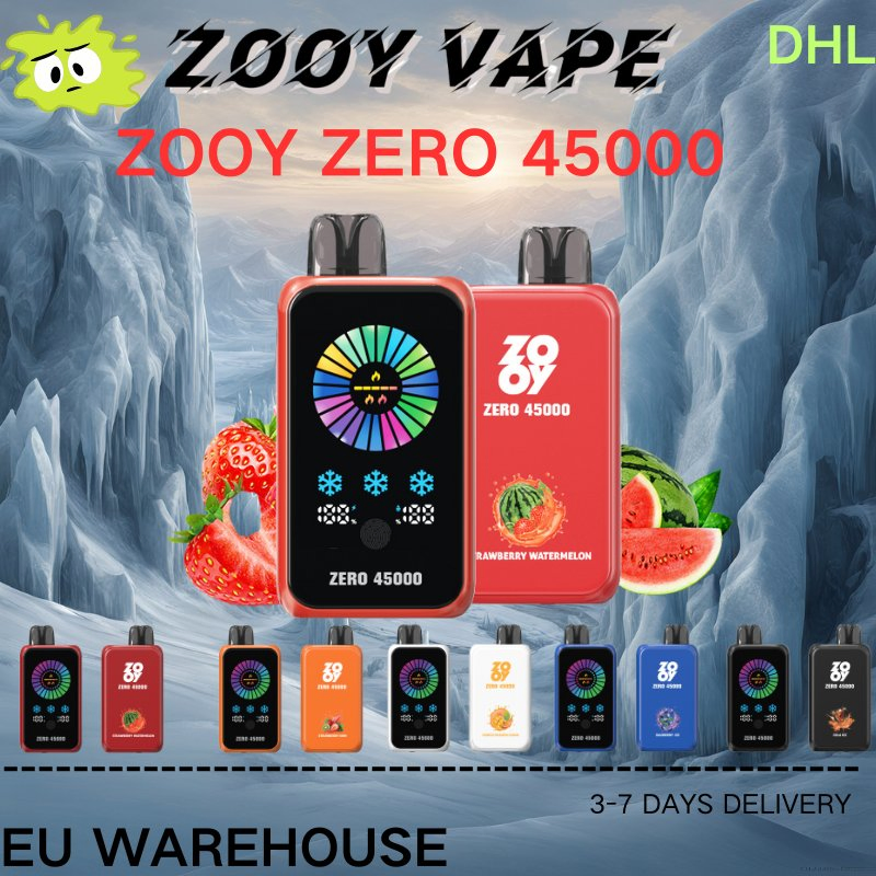 Zooy ZERO 45000 Puffs Nederland Disposable Vape Pro Pen