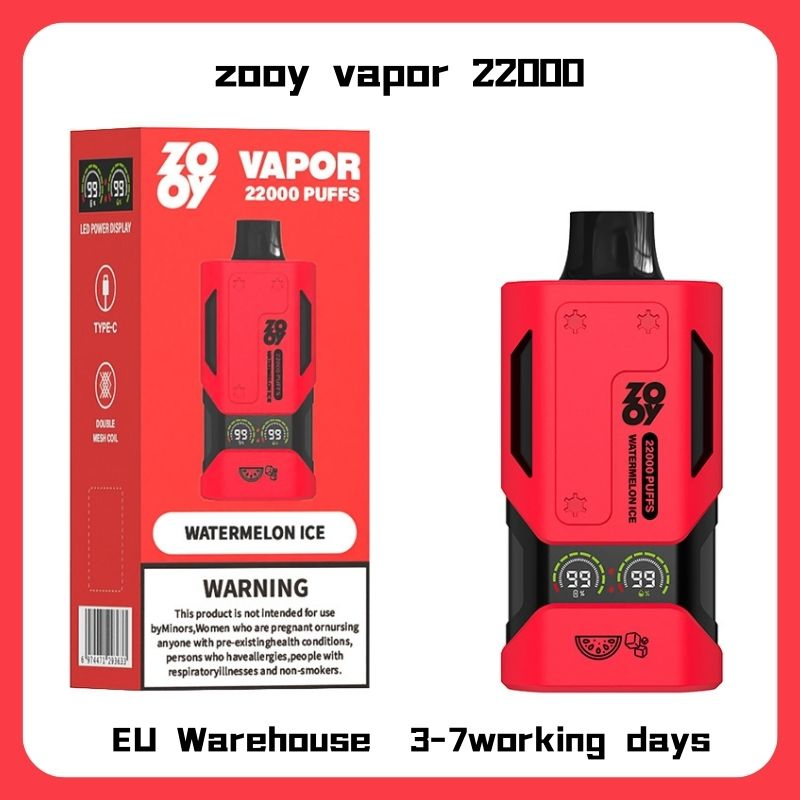 Eu Warehouse Zooy VAPOR Vape Pro 22000 Puffs Nederland