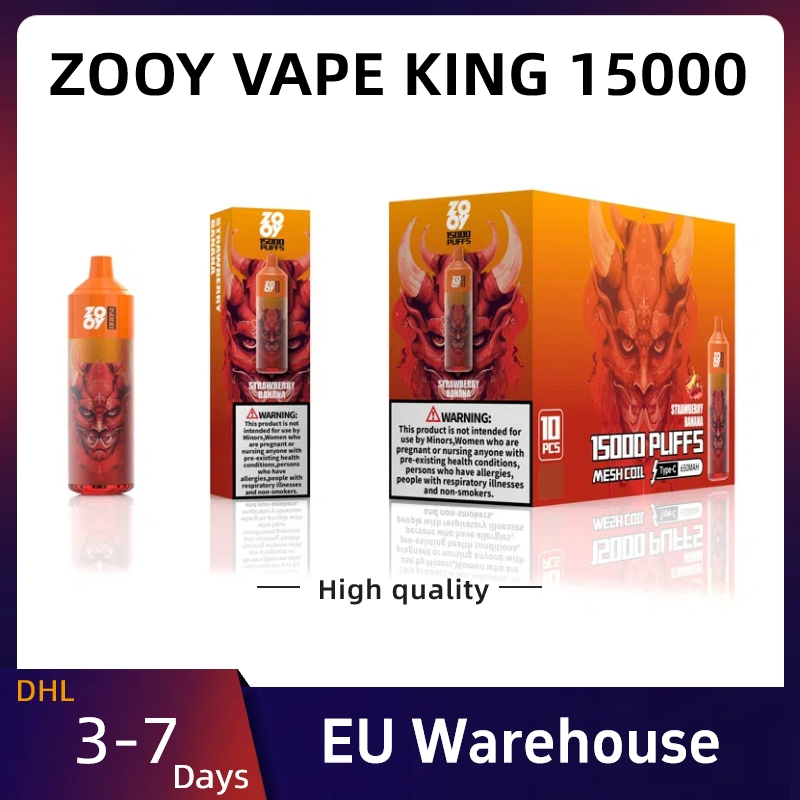 Wholesale Zooy Big Puffs Nederland 15000 Disposable Vape Pro Bar