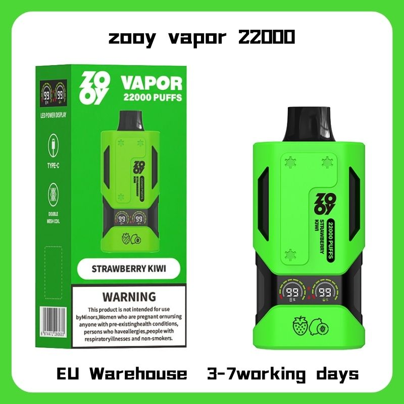 Zooy Bar VAPOR Disposable Vape Pro 22000 Puffs Nederland