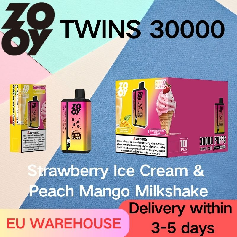 Wholesale Zooy Disposable Vape Pro Bar Big Puffs Nederland 30000 E-cigarettes