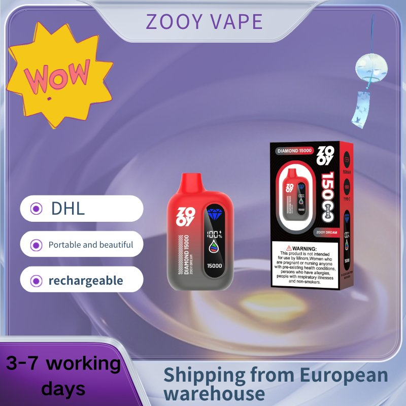 Zooy DIAMOND Vape Pro 15000 Puffs Nederland Wholesale