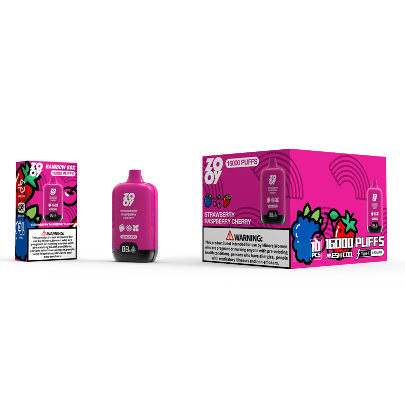Zooy Bar 16000 Puffs Nederland Rainbow box Vape Pro
