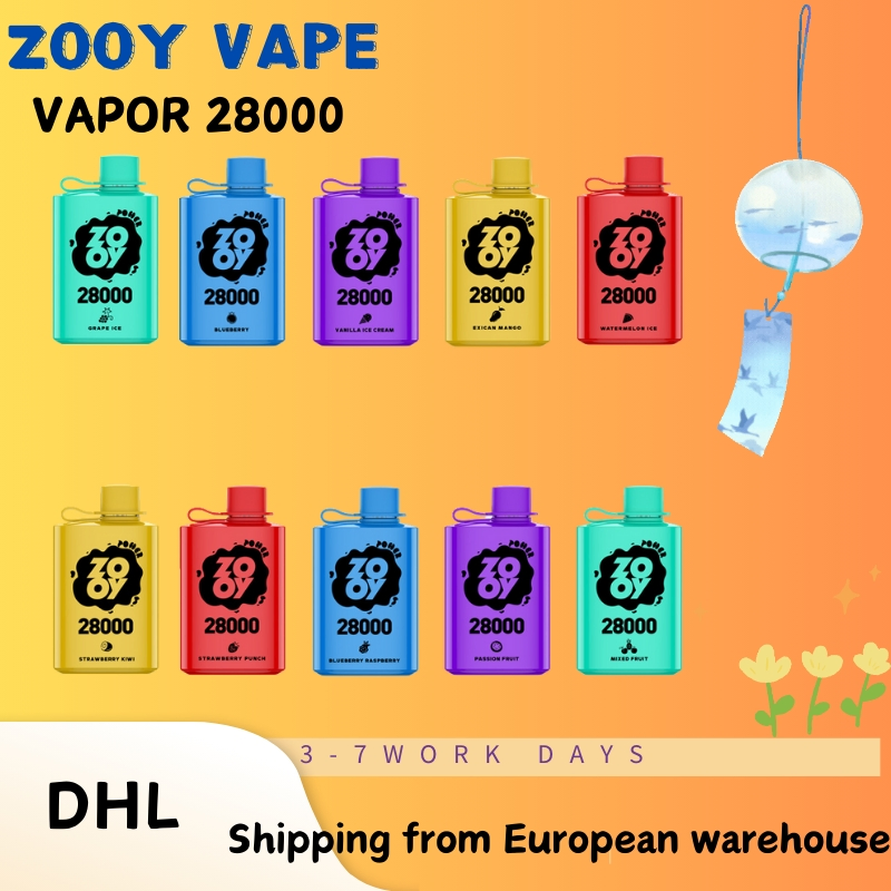 Wholesale Zooy Disposable Vape Pro Bar 28000 LARGE Puffs Nederland E-cigarettes