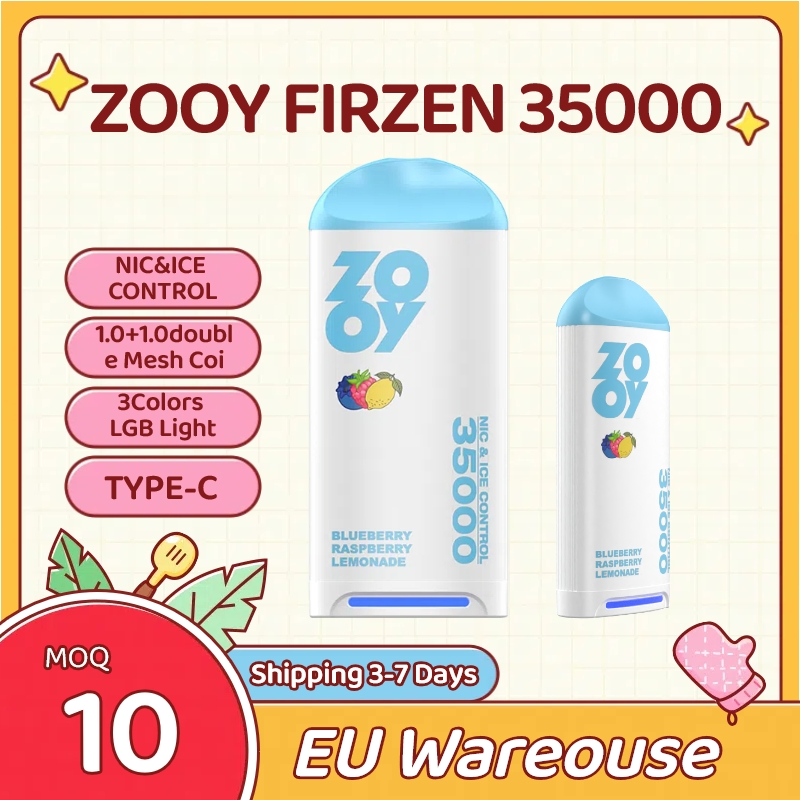 Wholesale Zooy Bar Disposable Vape Pro FIRZEN 35000 Puffs Nederland