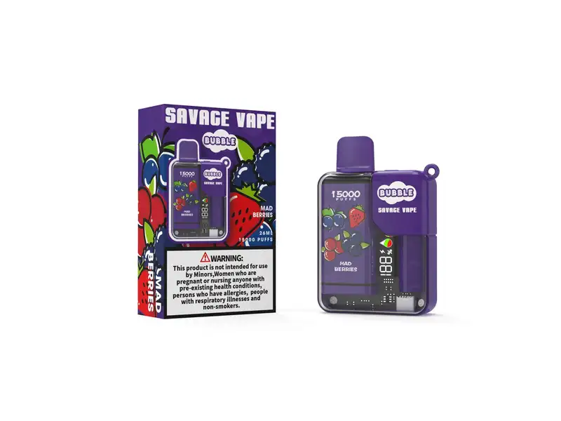 Zooy SAVAGE BUBBLE Vape 15000 Puffs