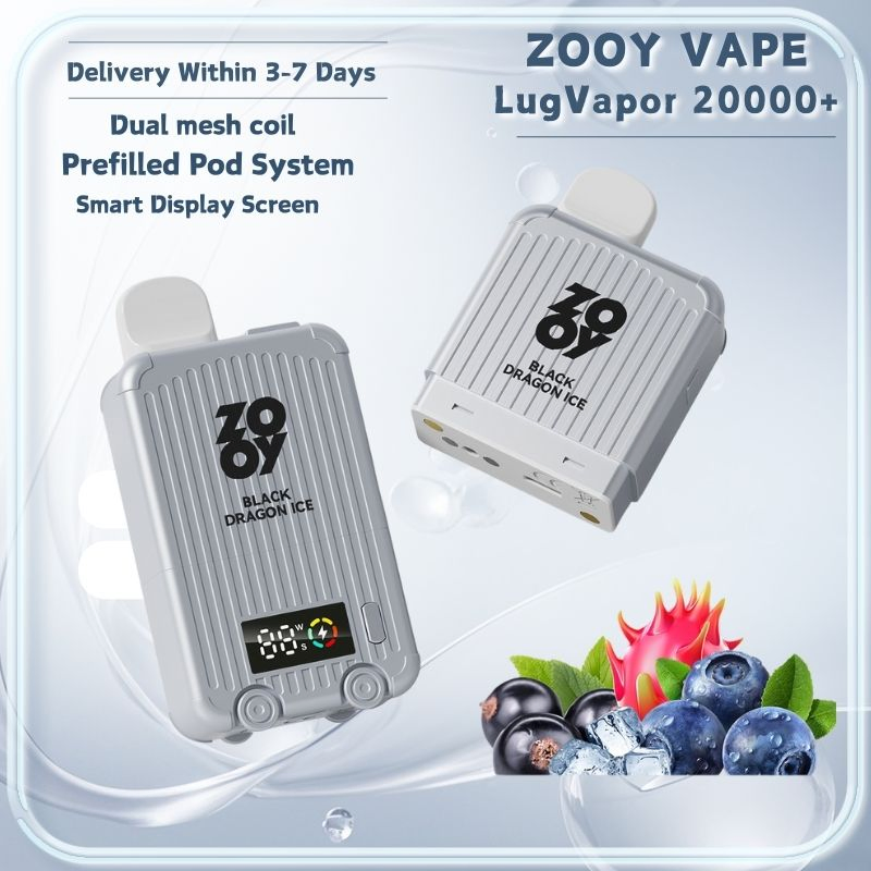 Zooy LugVapor + 20000+ Puffs Nederland Vape Pro Eu Warehouse